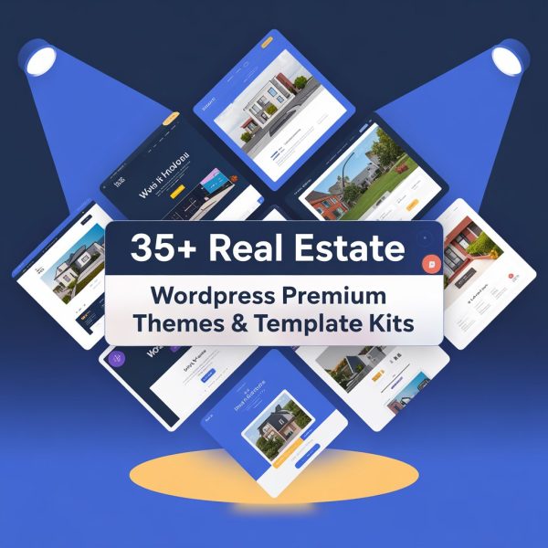 35+ Real Estate WordPress Themes & Template Kits Bundle | Premium Property Website Designs | Instant Download