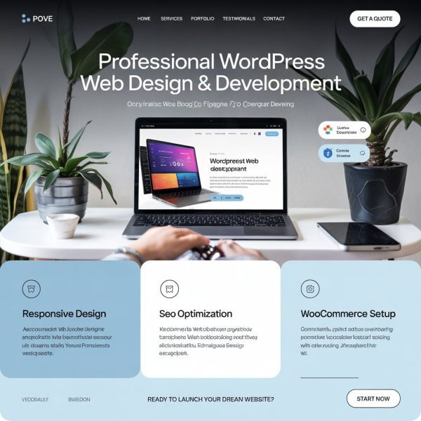 WordPress website builder up to 15 pages – Professional package with full payment and SEO support