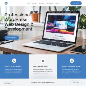 บริการสร้างเว็บไซต์ WordPress ไม่เกิน 5 หน้า – แพ็กเกจเบสิก พร้อมดูแลครบวงจร