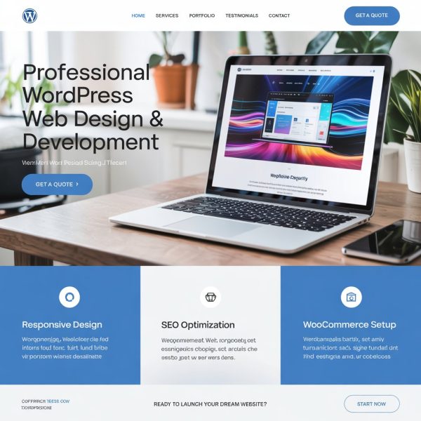 บริการสร้างเว็บไซต์ WordPress ไม่เกิน 5 หน้า – แพ็กเกจเบสิก พร้อมดูแลครบวงจร